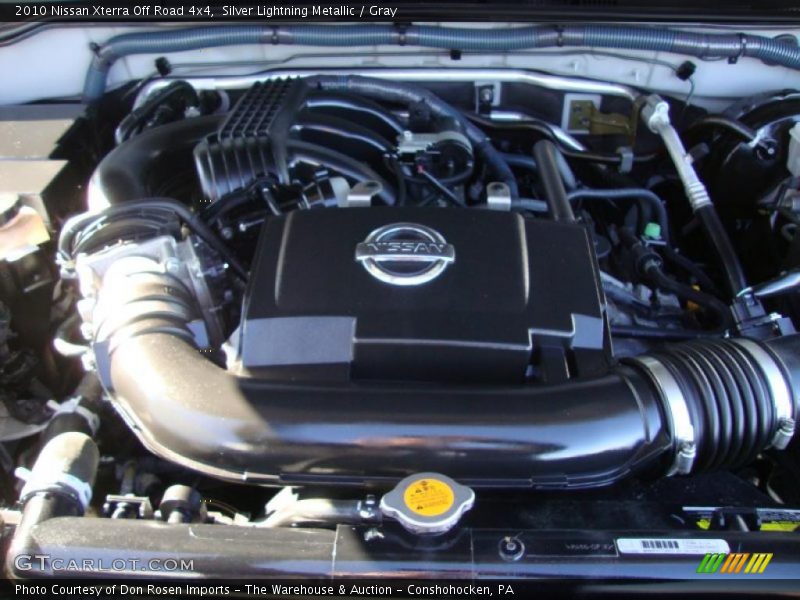 Silver Lightning Metallic / Gray 2010 Nissan Xterra Off Road 4x4