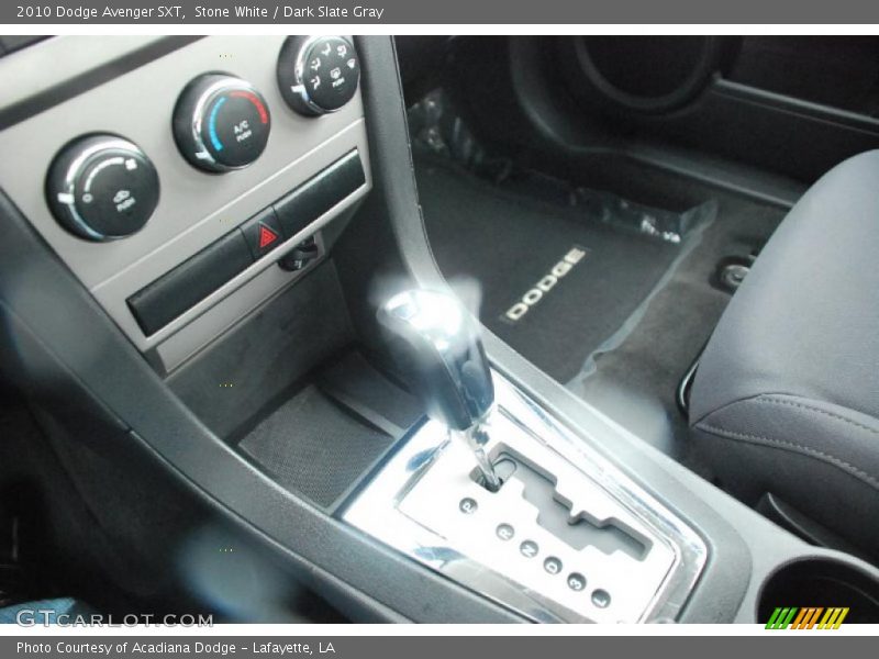 Stone White / Dark Slate Gray 2010 Dodge Avenger SXT