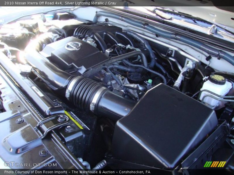 Silver Lightning Metallic / Gray 2010 Nissan Xterra Off Road 4x4