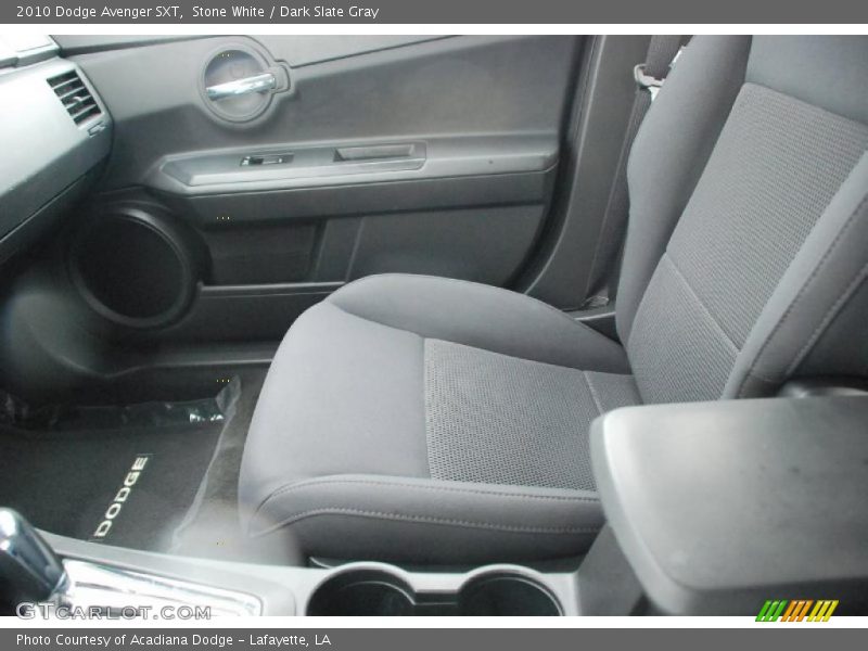 Stone White / Dark Slate Gray 2010 Dodge Avenger SXT