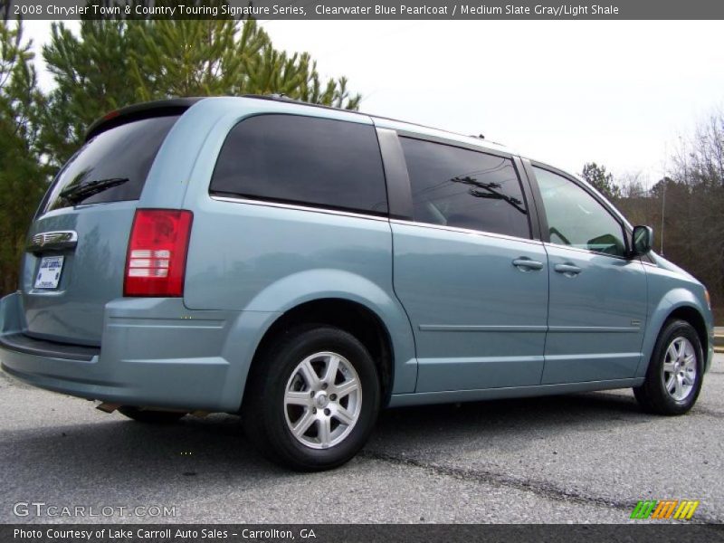 Clearwater Blue Pearlcoat / Medium Slate Gray/Light Shale 2008 Chrysler Town & Country Touring Signature Series