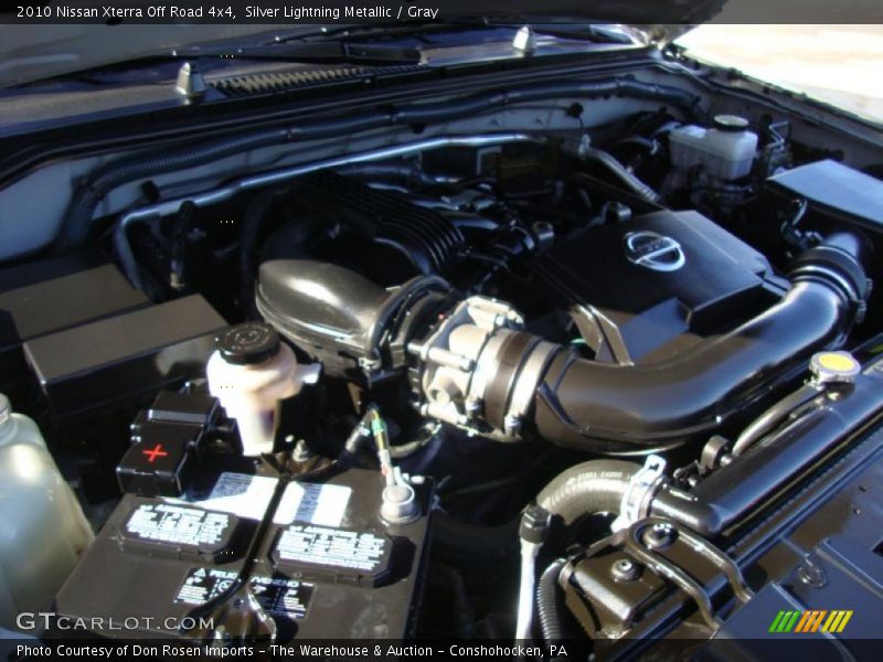 Silver Lightning Metallic / Gray 2010 Nissan Xterra Off Road 4x4