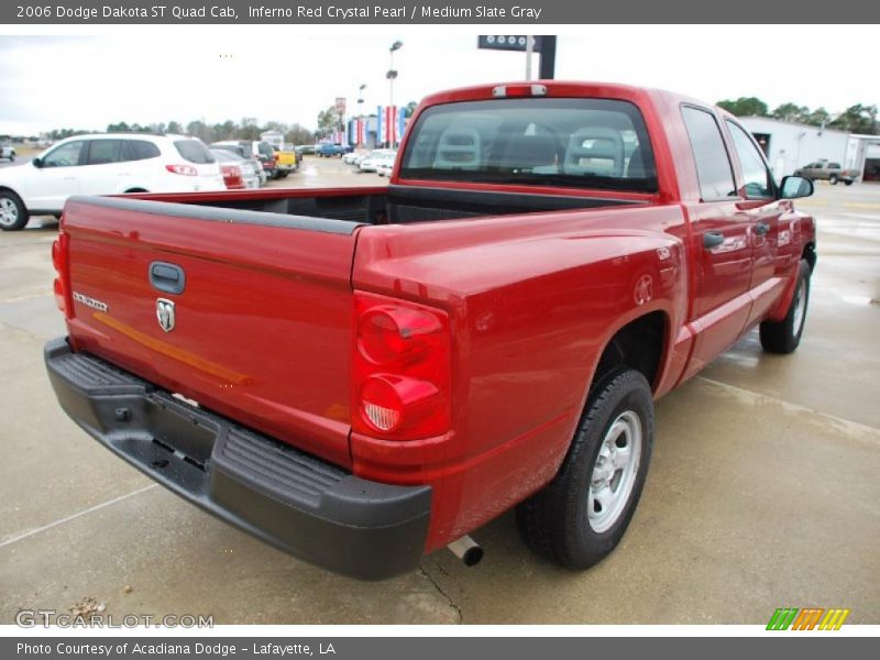 Inferno Red Crystal Pearl / Medium Slate Gray 2006 Dodge Dakota ST Quad Cab