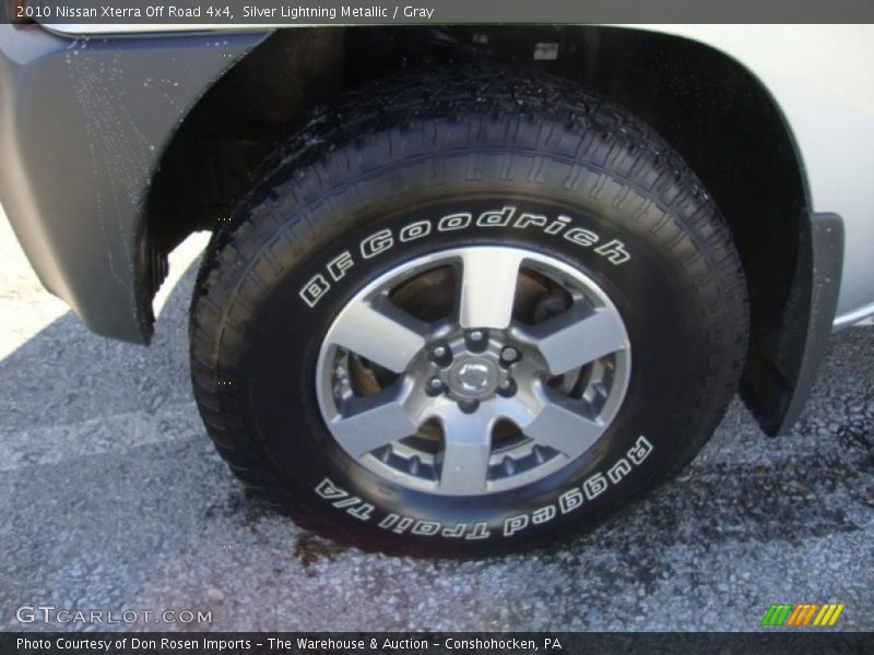Silver Lightning Metallic / Gray 2010 Nissan Xterra Off Road 4x4