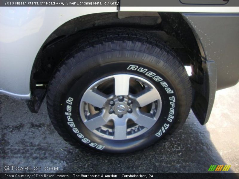 Silver Lightning Metallic / Gray 2010 Nissan Xterra Off Road 4x4