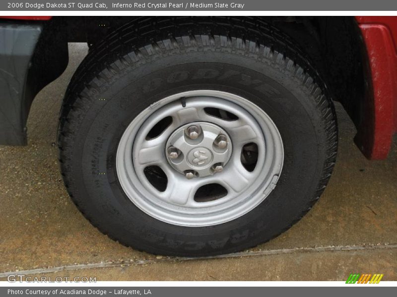 Inferno Red Crystal Pearl / Medium Slate Gray 2006 Dodge Dakota ST Quad Cab