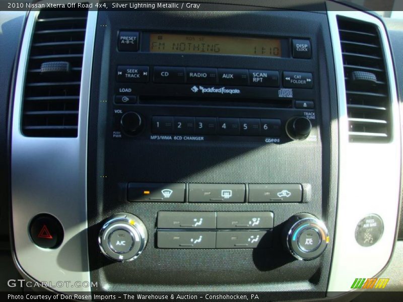 Silver Lightning Metallic / Gray 2010 Nissan Xterra Off Road 4x4