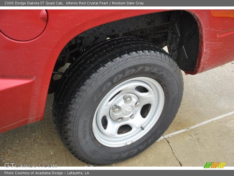 Inferno Red Crystal Pearl / Medium Slate Gray 2006 Dodge Dakota ST Quad Cab