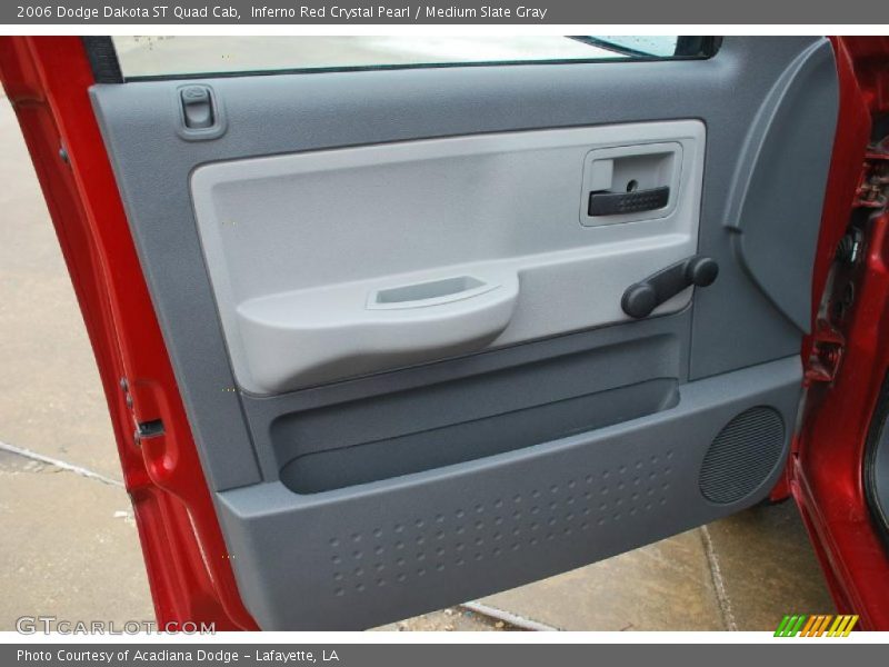 Inferno Red Crystal Pearl / Medium Slate Gray 2006 Dodge Dakota ST Quad Cab
