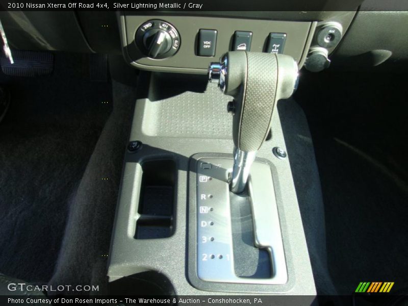 Silver Lightning Metallic / Gray 2010 Nissan Xterra Off Road 4x4
