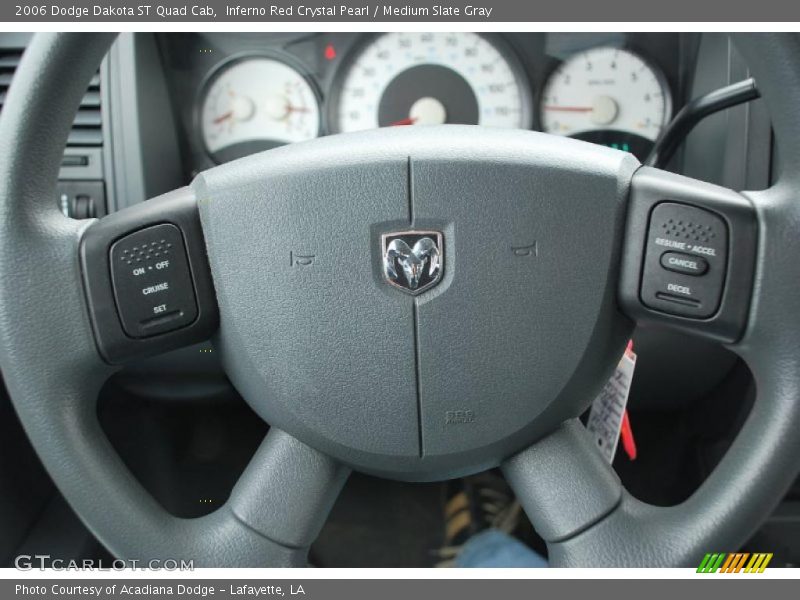Inferno Red Crystal Pearl / Medium Slate Gray 2006 Dodge Dakota ST Quad Cab