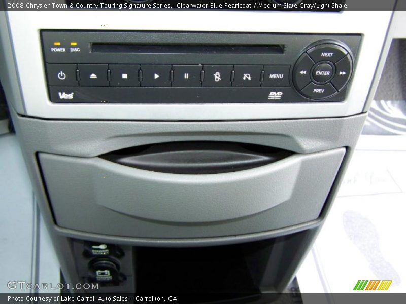 Clearwater Blue Pearlcoat / Medium Slate Gray/Light Shale 2008 Chrysler Town & Country Touring Signature Series