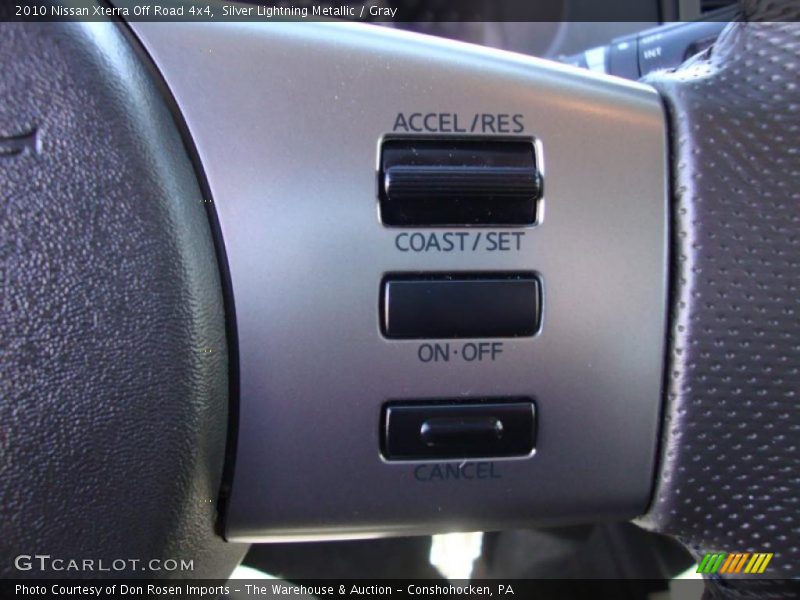 Silver Lightning Metallic / Gray 2010 Nissan Xterra Off Road 4x4