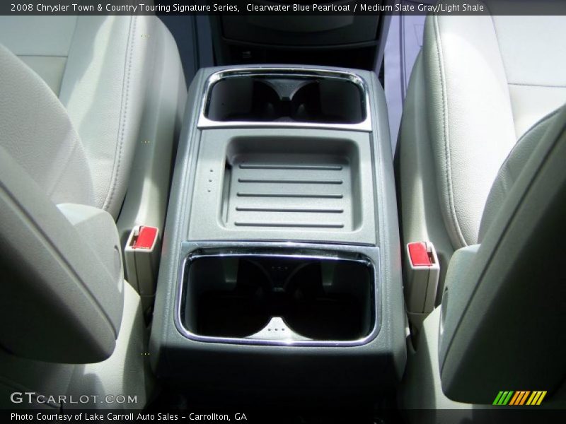 Clearwater Blue Pearlcoat / Medium Slate Gray/Light Shale 2008 Chrysler Town & Country Touring Signature Series