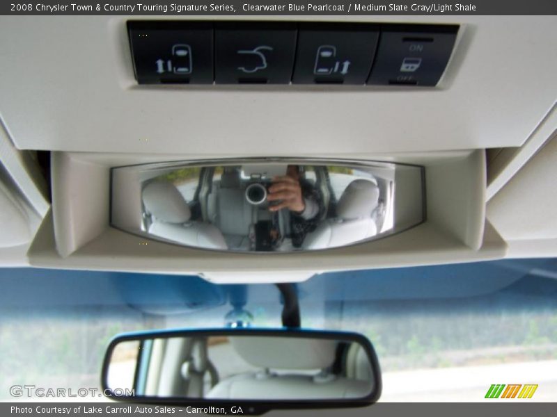 Clearwater Blue Pearlcoat / Medium Slate Gray/Light Shale 2008 Chrysler Town & Country Touring Signature Series