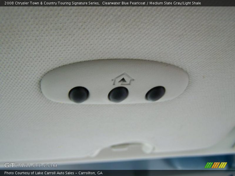 Clearwater Blue Pearlcoat / Medium Slate Gray/Light Shale 2008 Chrysler Town & Country Touring Signature Series