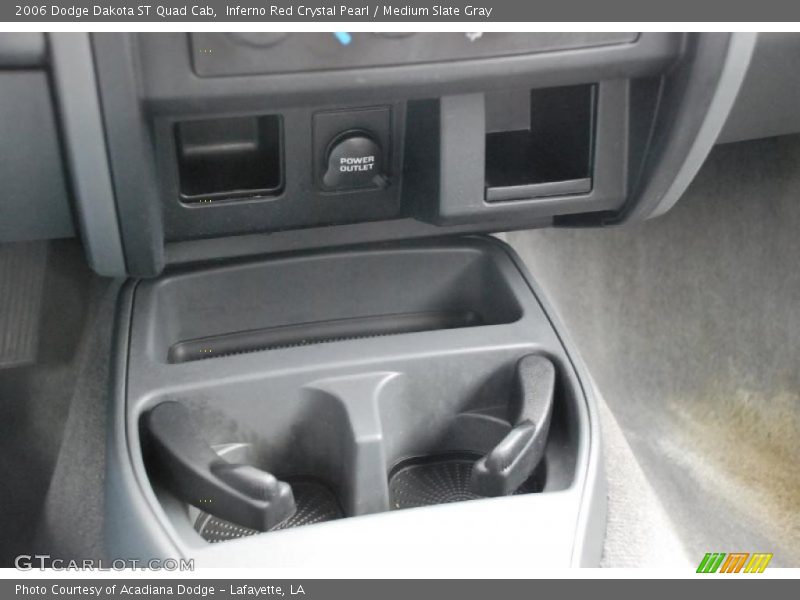 Inferno Red Crystal Pearl / Medium Slate Gray 2006 Dodge Dakota ST Quad Cab