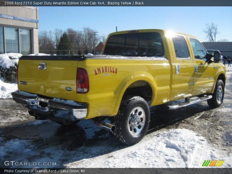 Blazing Yellow / Black 2006 Ford F350 Super Duty Amarillo Edition Crew Cab 4x4