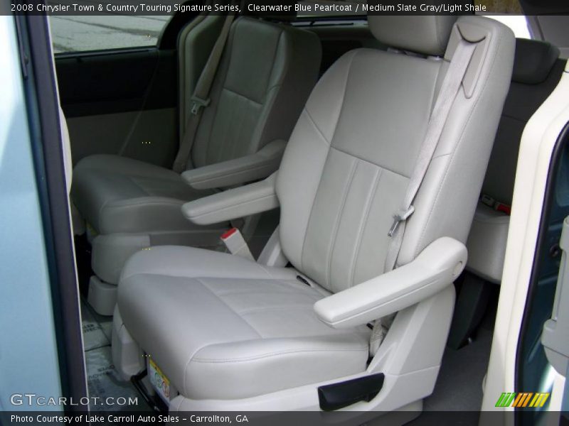 Clearwater Blue Pearlcoat / Medium Slate Gray/Light Shale 2008 Chrysler Town & Country Touring Signature Series