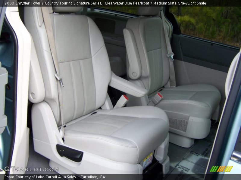 Clearwater Blue Pearlcoat / Medium Slate Gray/Light Shale 2008 Chrysler Town & Country Touring Signature Series