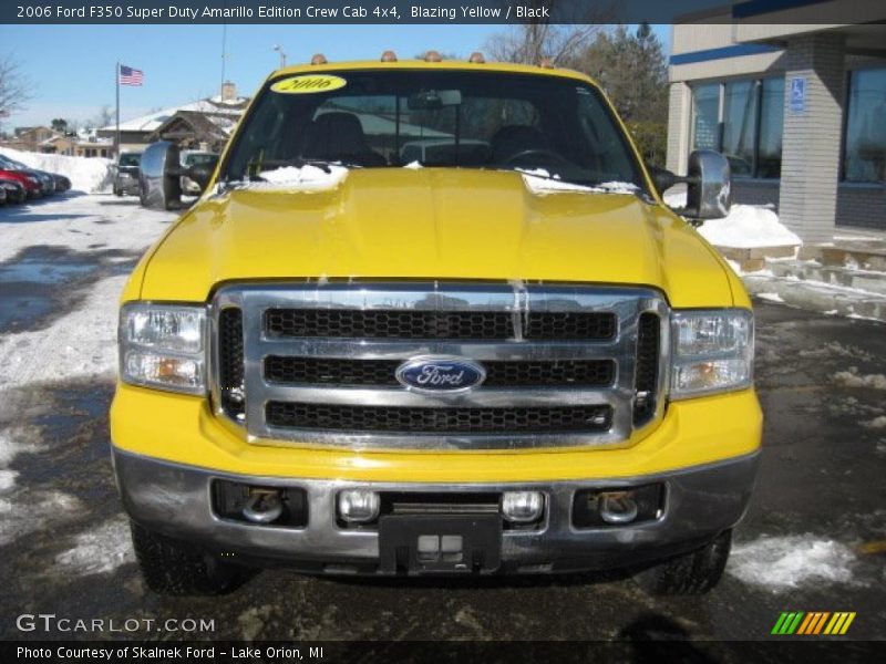 Blazing Yellow / Black 2006 Ford F350 Super Duty Amarillo Edition Crew Cab 4x4