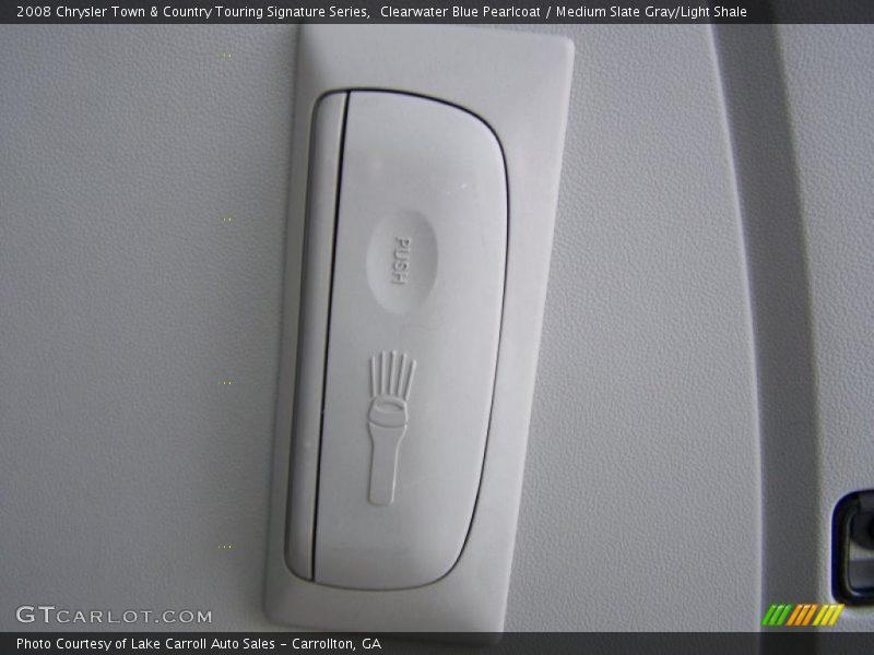 Clearwater Blue Pearlcoat / Medium Slate Gray/Light Shale 2008 Chrysler Town & Country Touring Signature Series