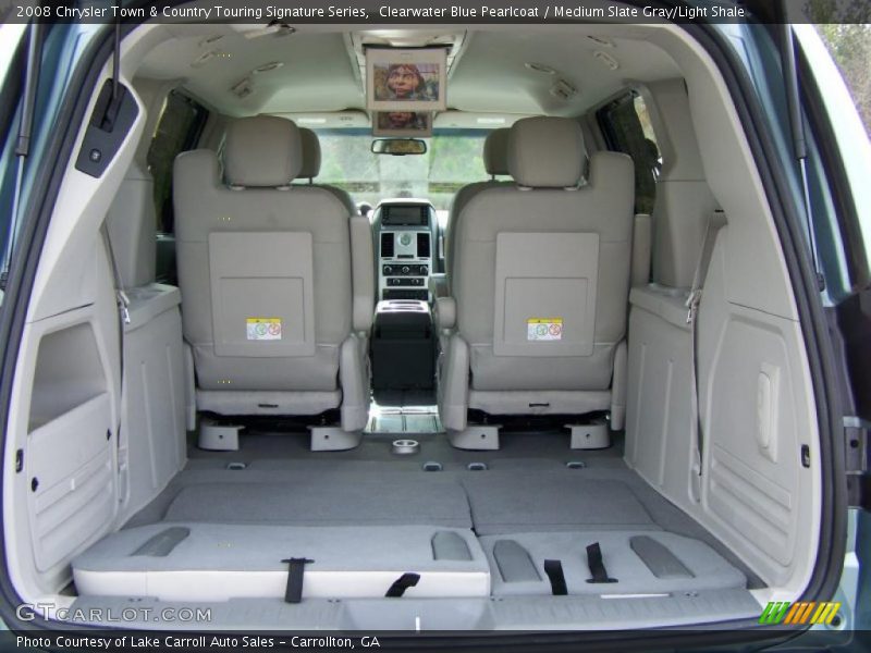 Clearwater Blue Pearlcoat / Medium Slate Gray/Light Shale 2008 Chrysler Town & Country Touring Signature Series