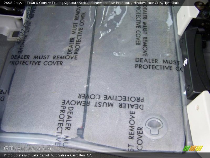 Clearwater Blue Pearlcoat / Medium Slate Gray/Light Shale 2008 Chrysler Town & Country Touring Signature Series