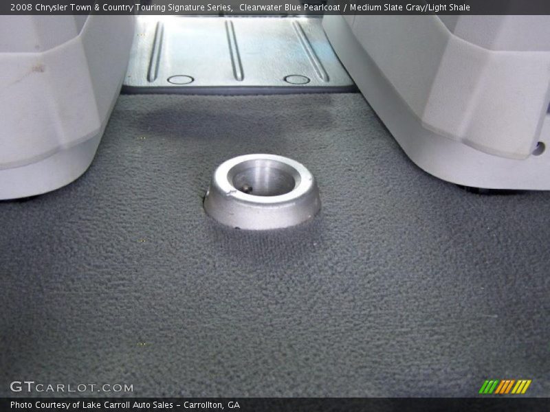 Clearwater Blue Pearlcoat / Medium Slate Gray/Light Shale 2008 Chrysler Town & Country Touring Signature Series