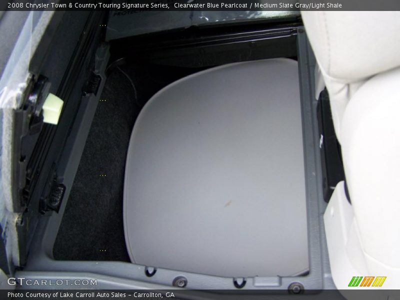 Clearwater Blue Pearlcoat / Medium Slate Gray/Light Shale 2008 Chrysler Town & Country Touring Signature Series