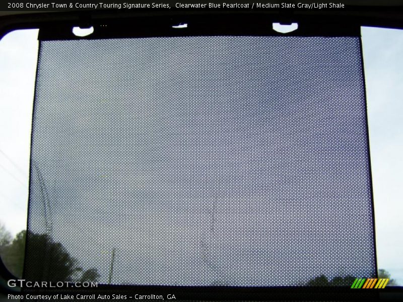 Clearwater Blue Pearlcoat / Medium Slate Gray/Light Shale 2008 Chrysler Town & Country Touring Signature Series