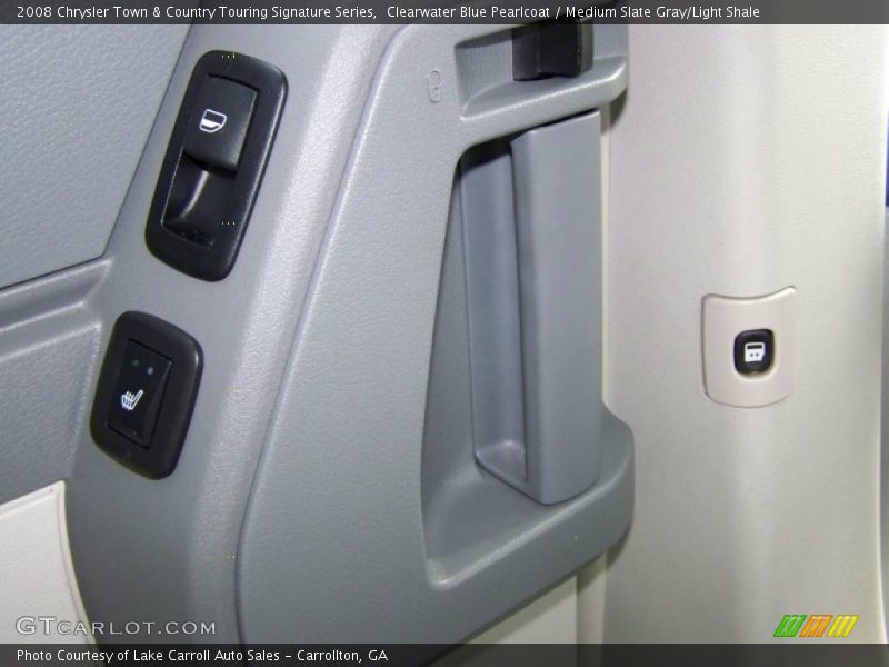 Clearwater Blue Pearlcoat / Medium Slate Gray/Light Shale 2008 Chrysler Town & Country Touring Signature Series
