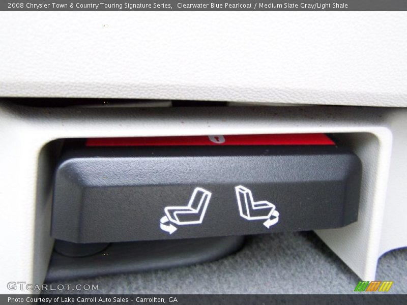 Clearwater Blue Pearlcoat / Medium Slate Gray/Light Shale 2008 Chrysler Town & Country Touring Signature Series