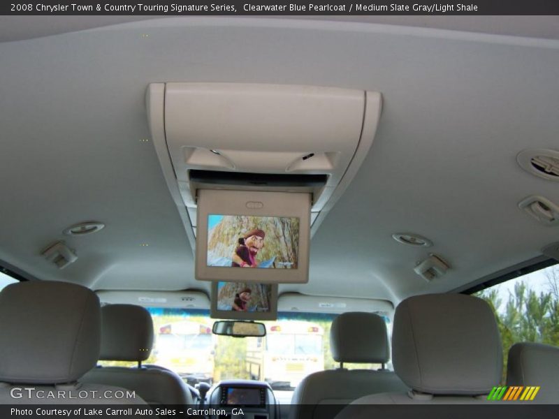 Clearwater Blue Pearlcoat / Medium Slate Gray/Light Shale 2008 Chrysler Town & Country Touring Signature Series