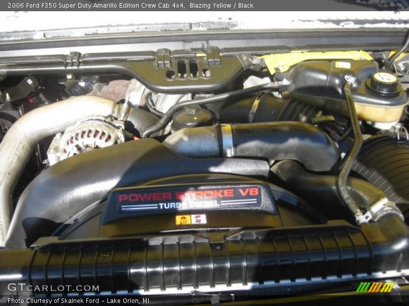 Blazing Yellow / Black 2006 Ford F350 Super Duty Amarillo Edition Crew Cab 4x4