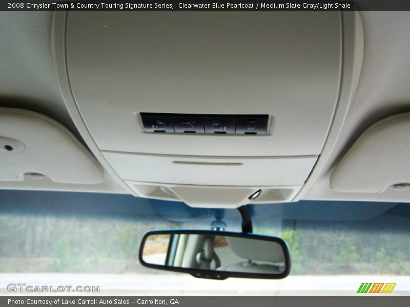 Clearwater Blue Pearlcoat / Medium Slate Gray/Light Shale 2008 Chrysler Town & Country Touring Signature Series
