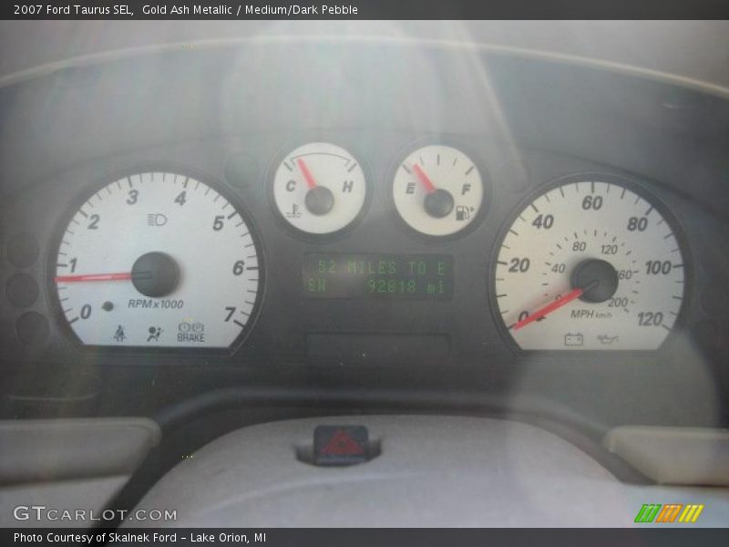 Gold Ash Metallic / Medium/Dark Pebble 2007 Ford Taurus SEL