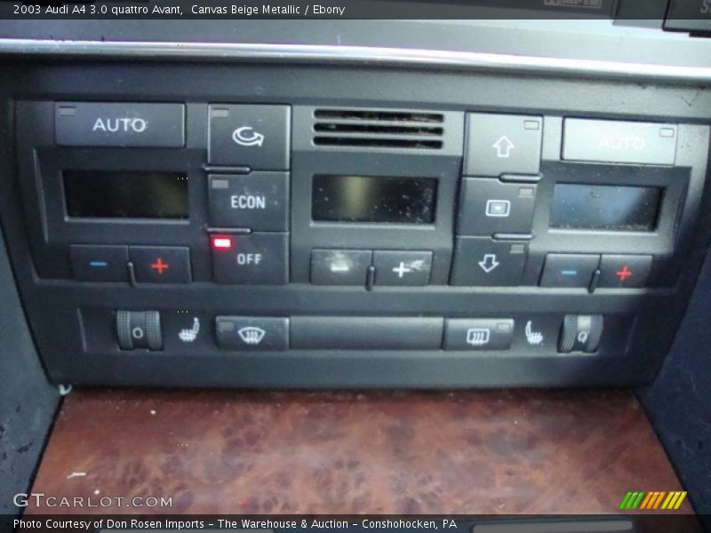 Controls of 2003 A4 3.0 quattro Avant