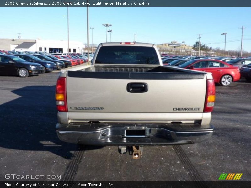 Light Pewter Metallic / Graphite 2002 Chevrolet Silverado 2500 Crew Cab 4x4
