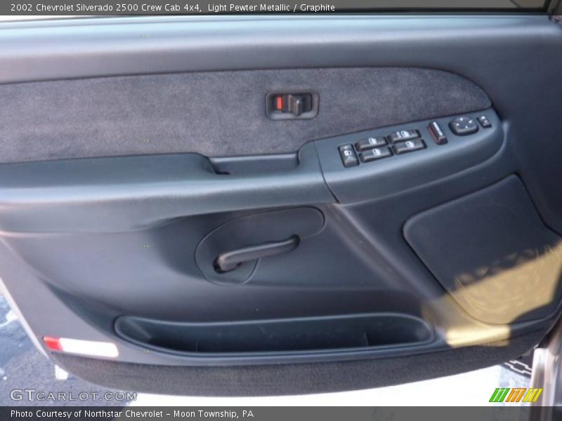 Light Pewter Metallic / Graphite 2002 Chevrolet Silverado 2500 Crew Cab 4x4