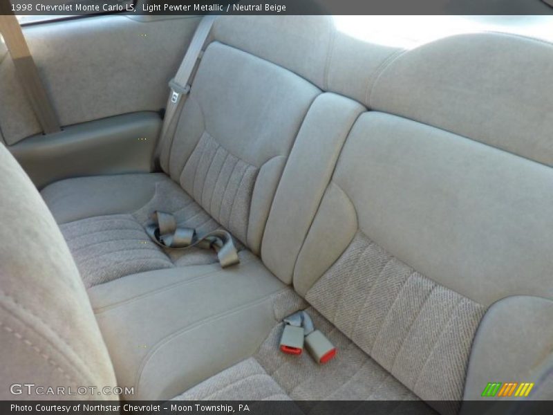 Light Pewter Metallic / Neutral Beige 1998 Chevrolet Monte Carlo LS