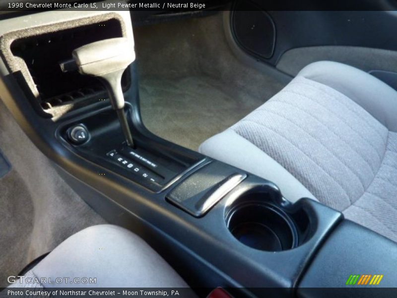 Light Pewter Metallic / Neutral Beige 1998 Chevrolet Monte Carlo LS