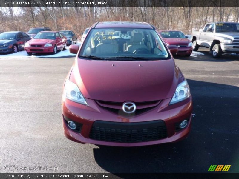 Copper Red / Black 2008 Mazda MAZDA5 Grand Touring