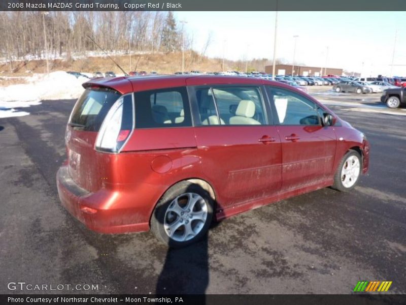Copper Red / Black 2008 Mazda MAZDA5 Grand Touring