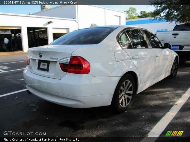 Alpine White / Grey 2006 BMW 3 Series 325i Sedan