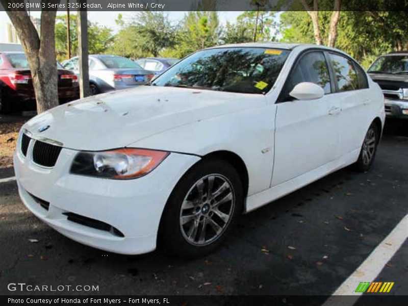 Alpine White / Grey 2006 BMW 3 Series 325i Sedan