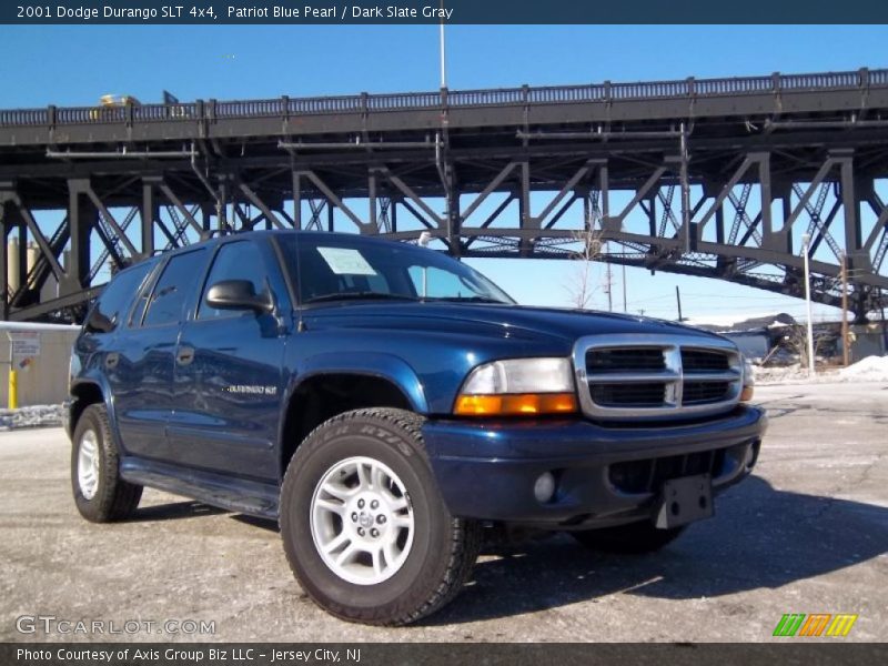 Patriot Blue Pearl / Dark Slate Gray 2001 Dodge Durango SLT 4x4