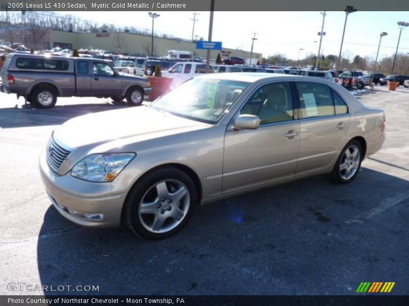 Mystic Gold Metallic / Cashmere 2005 Lexus LS 430 Sedan