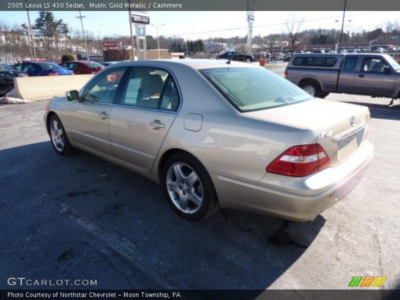 Mystic Gold Metallic / Cashmere 2005 Lexus LS 430 Sedan