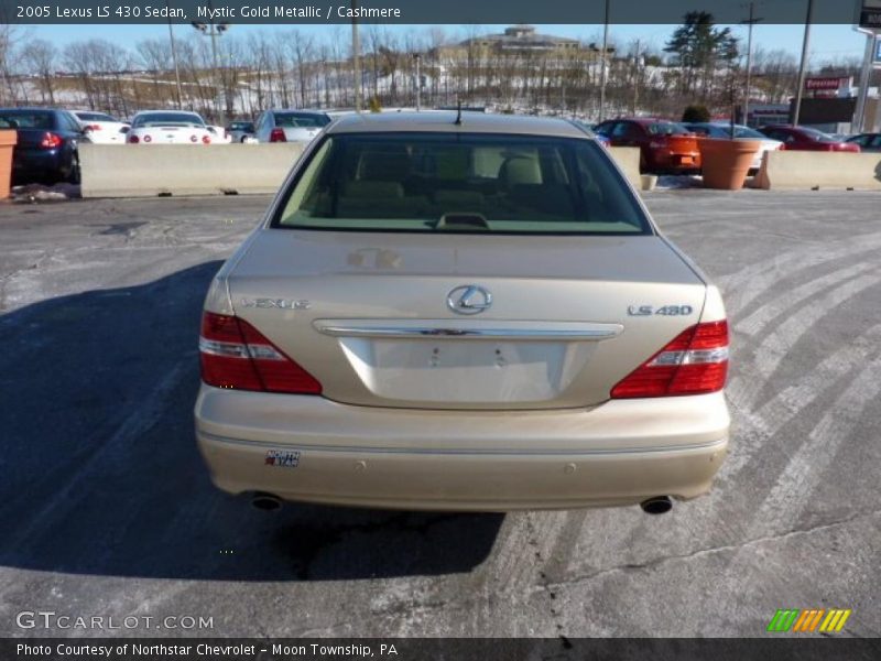 Mystic Gold Metallic / Cashmere 2005 Lexus LS 430 Sedan